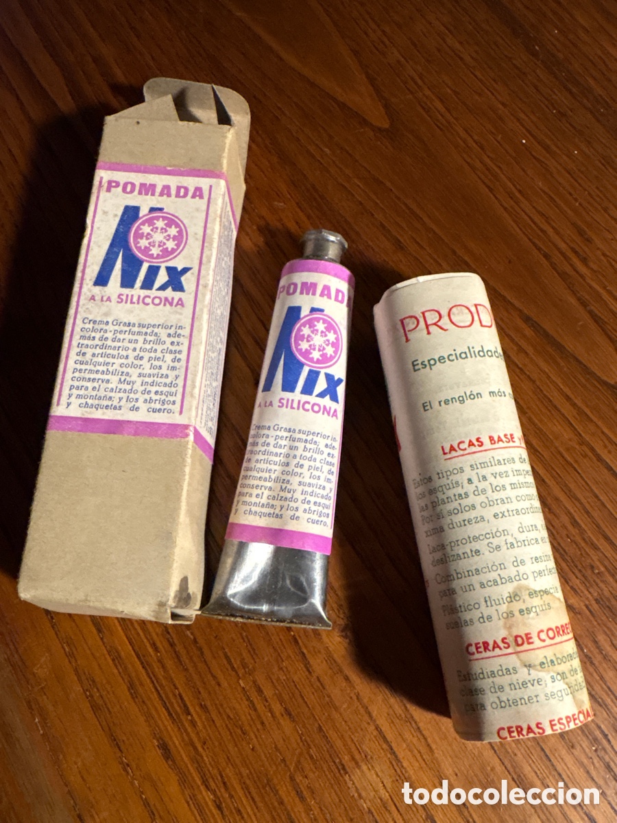 Cajas y cajitas met&aacute;licas: Caja Pomada NIX a la silicona muy indicado para el calzado de esqui ( zapato zapater&iacute;a )