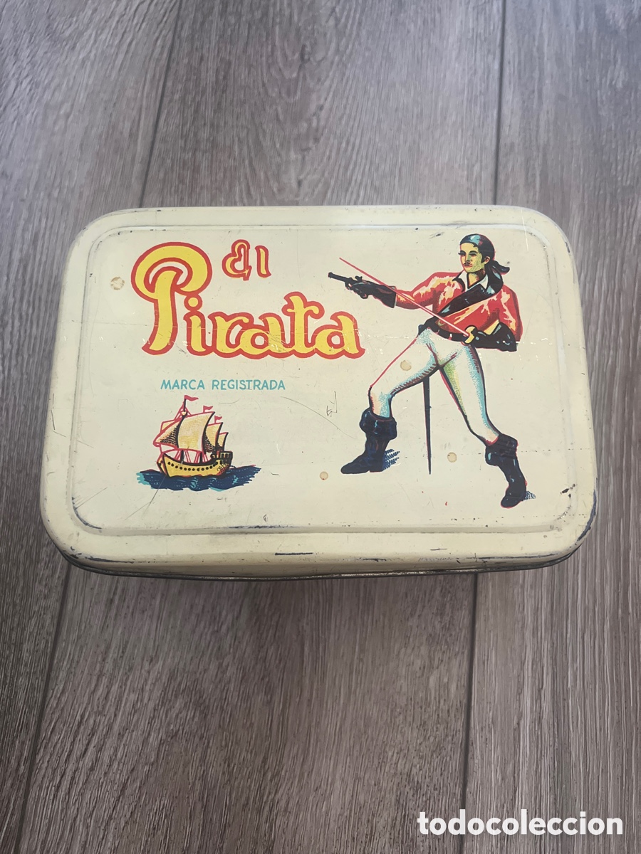 Cajas y cajitas met&aacute;licas: Caja met&aacute;lica azafranes el pirata