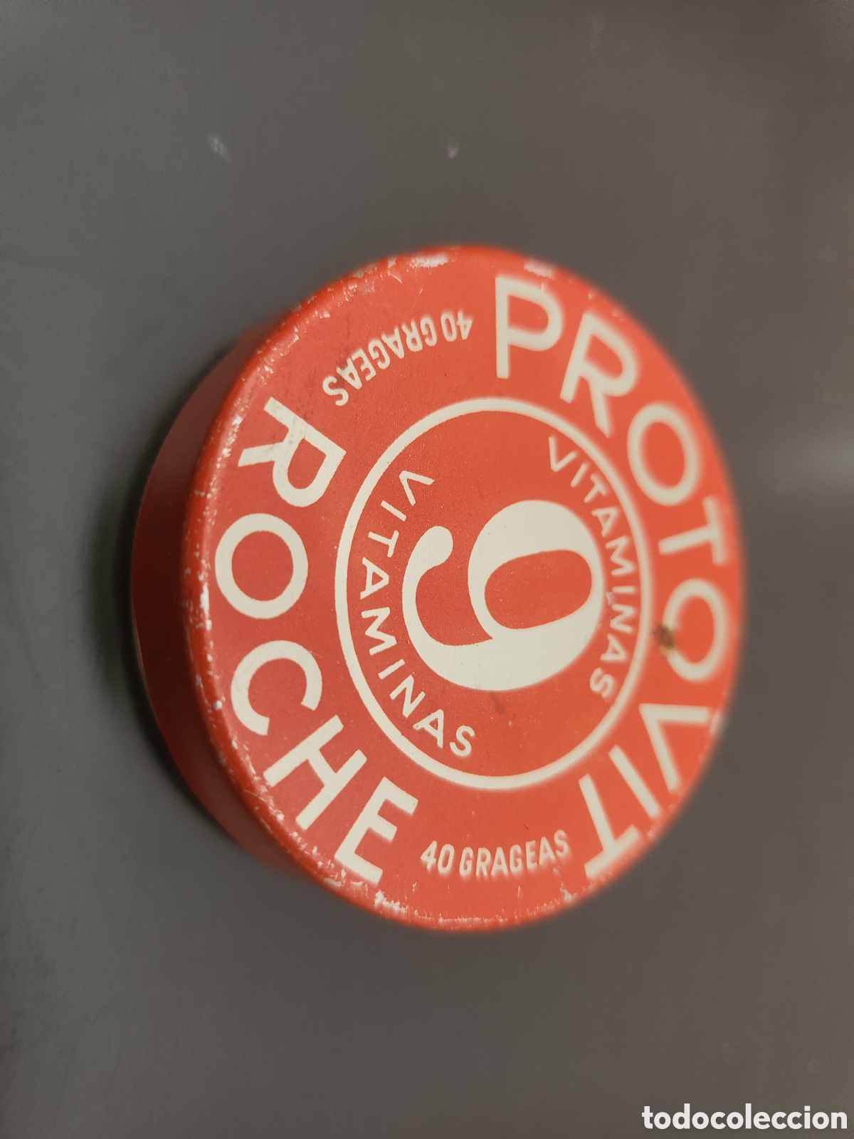 Cajas y cajitas met&aacute;licas: LATA PROTOVIT DE ROCHE