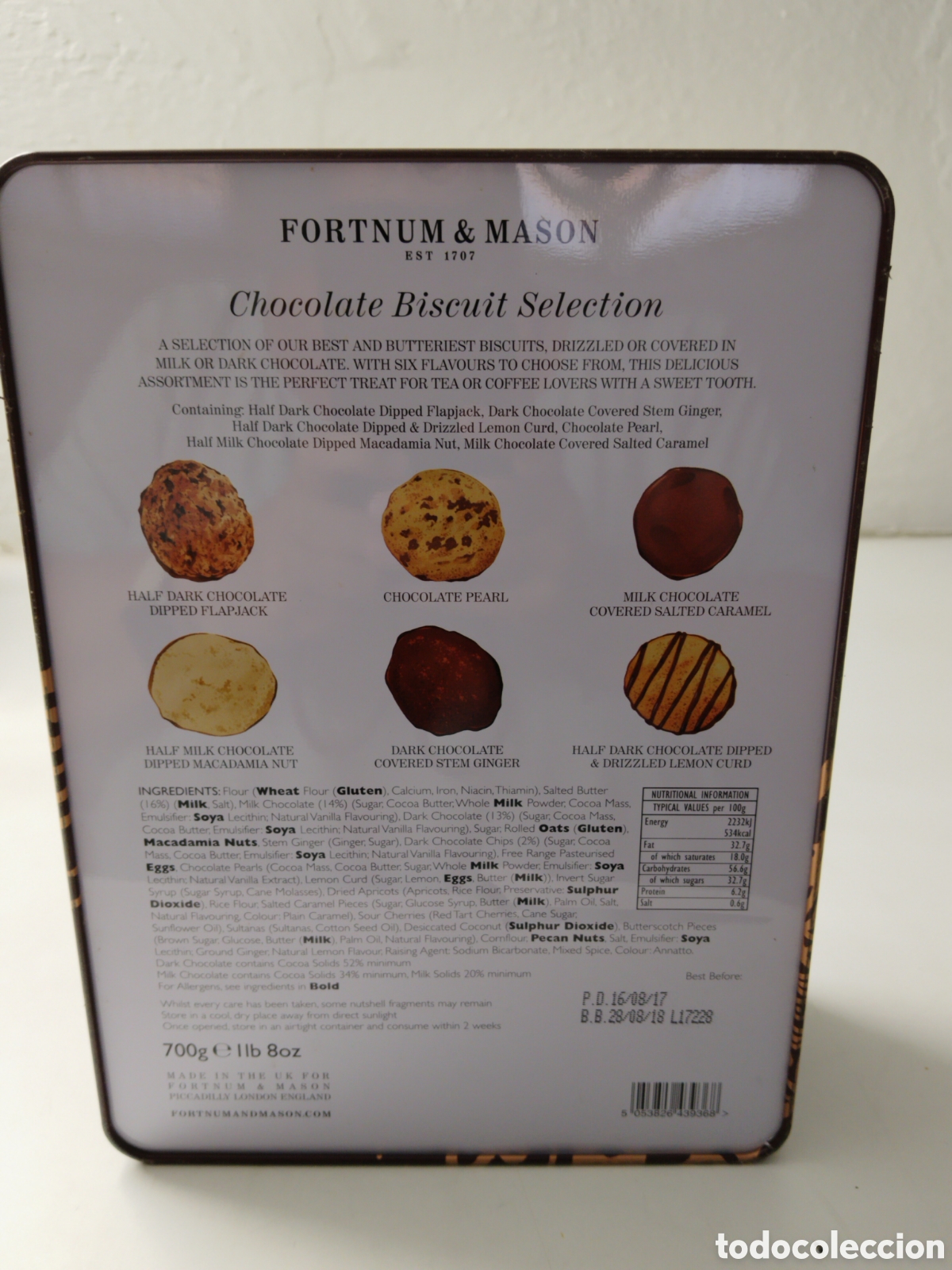 Cajas y cajitas met&aacute;licas: Lata Fortnum & Mason - Foto 2