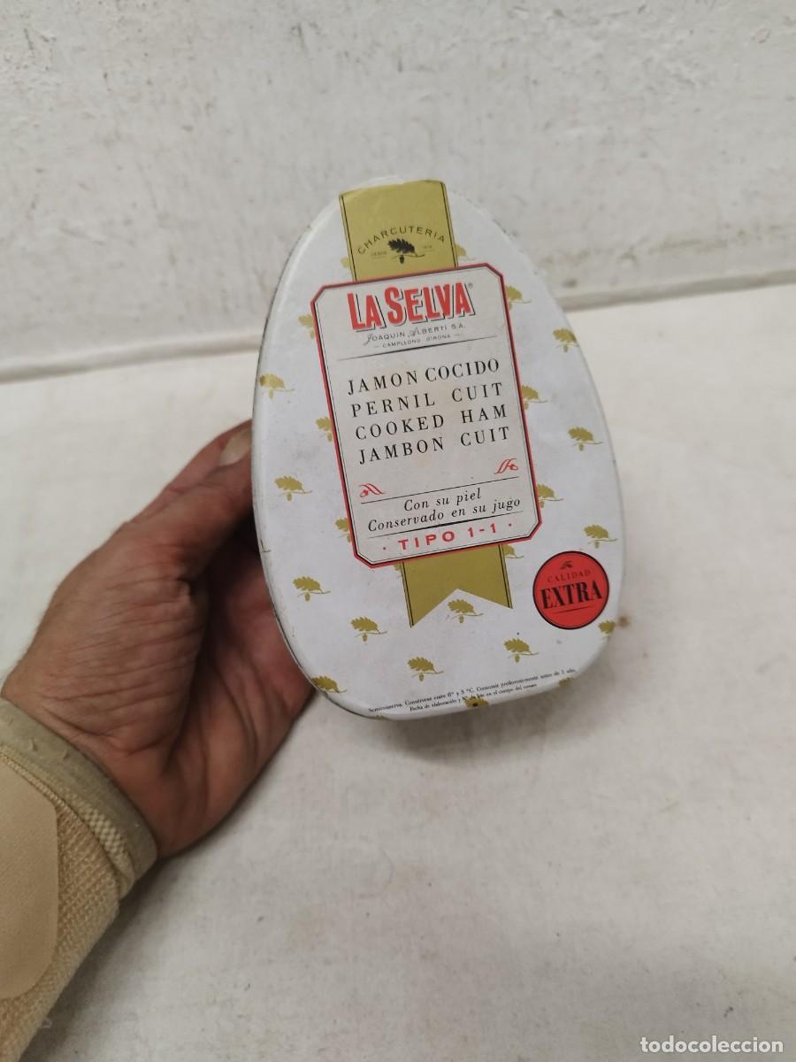 Caixas e caixinhas met&aacute;licas: Lata metalica La Selva tipo 1-1 jamon cocido.