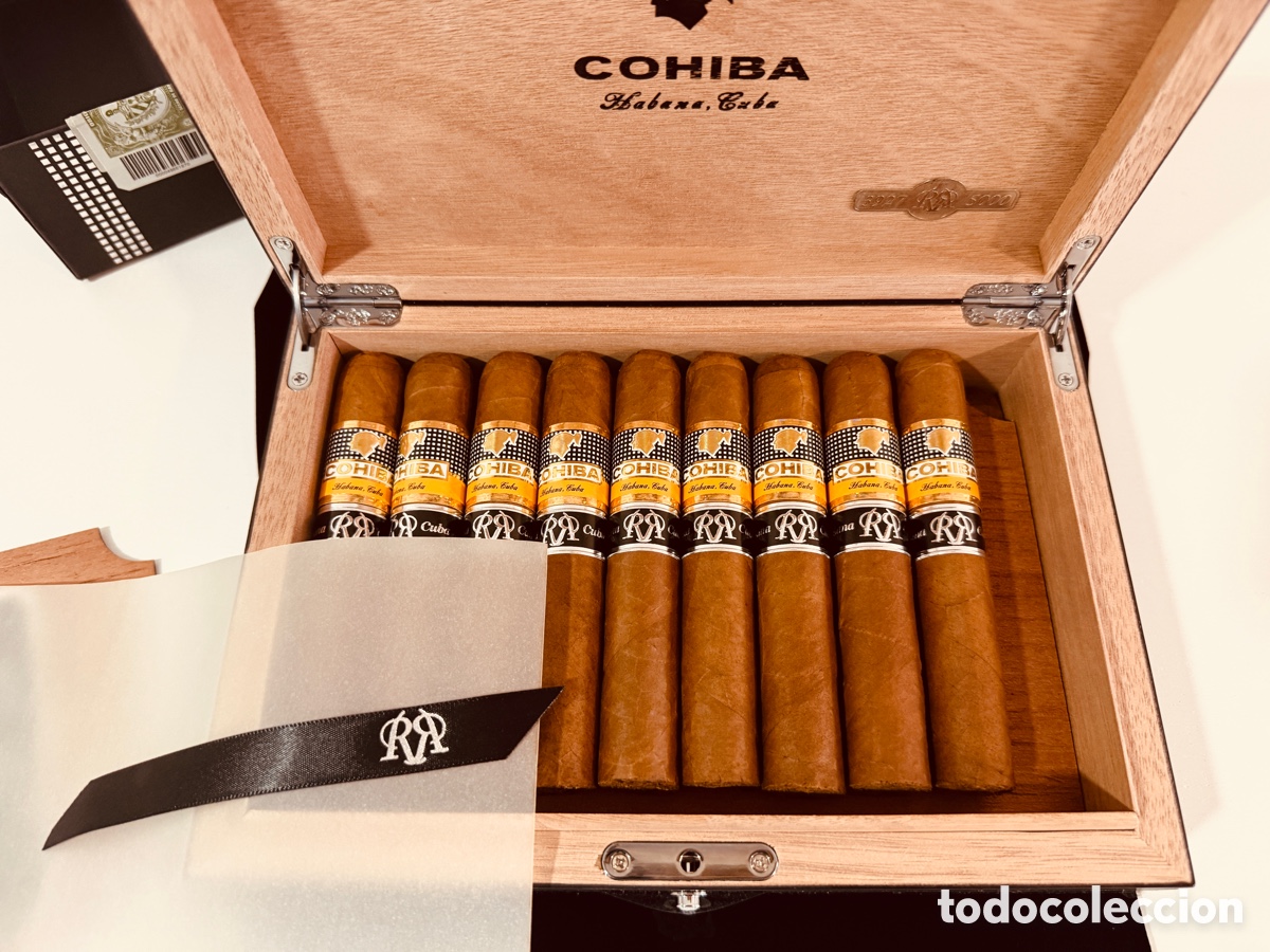 Cajas y cajitas met&aacute;licas: Puros Cohiba Robusto 2014