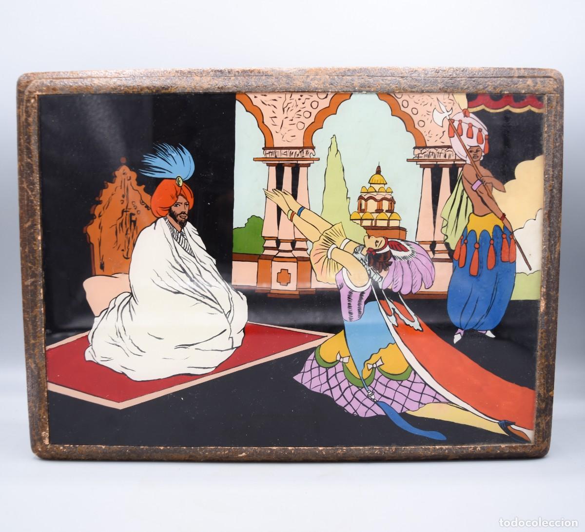 Cajas y cajitas met&aacute;licas: Caja antigua art dec&oacute; - Foto 3