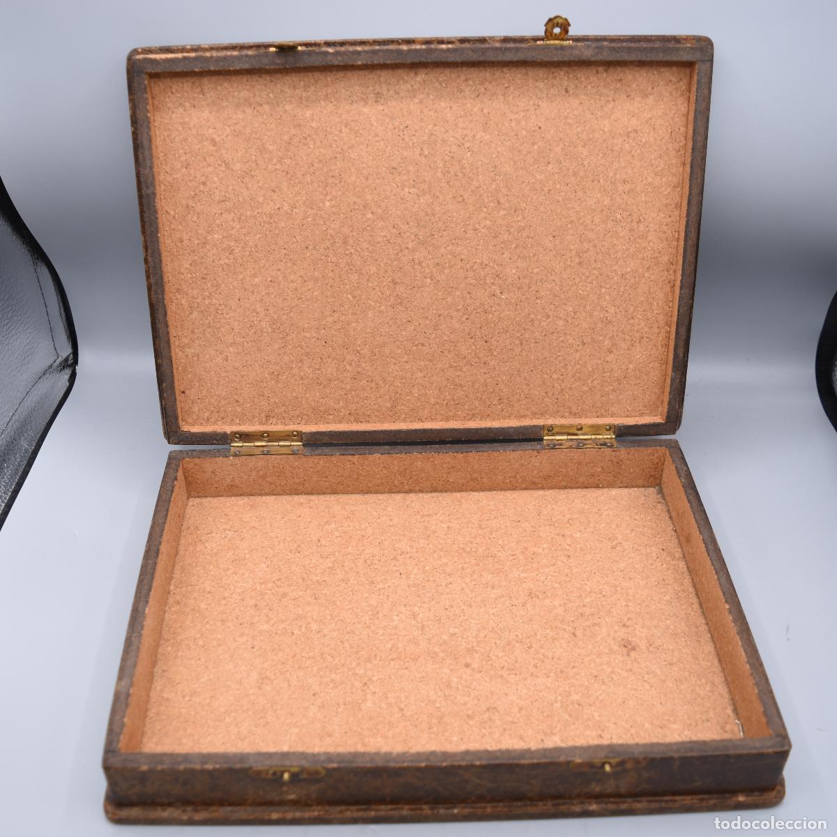 Cajas y cajitas met&aacute;licas: Caja antigua art dec&oacute; - Foto 4