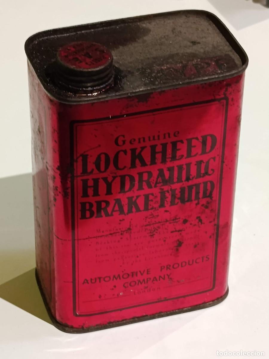 Cajas y cajitas met&aacute;licas: Antigua Lata lockheed vintage