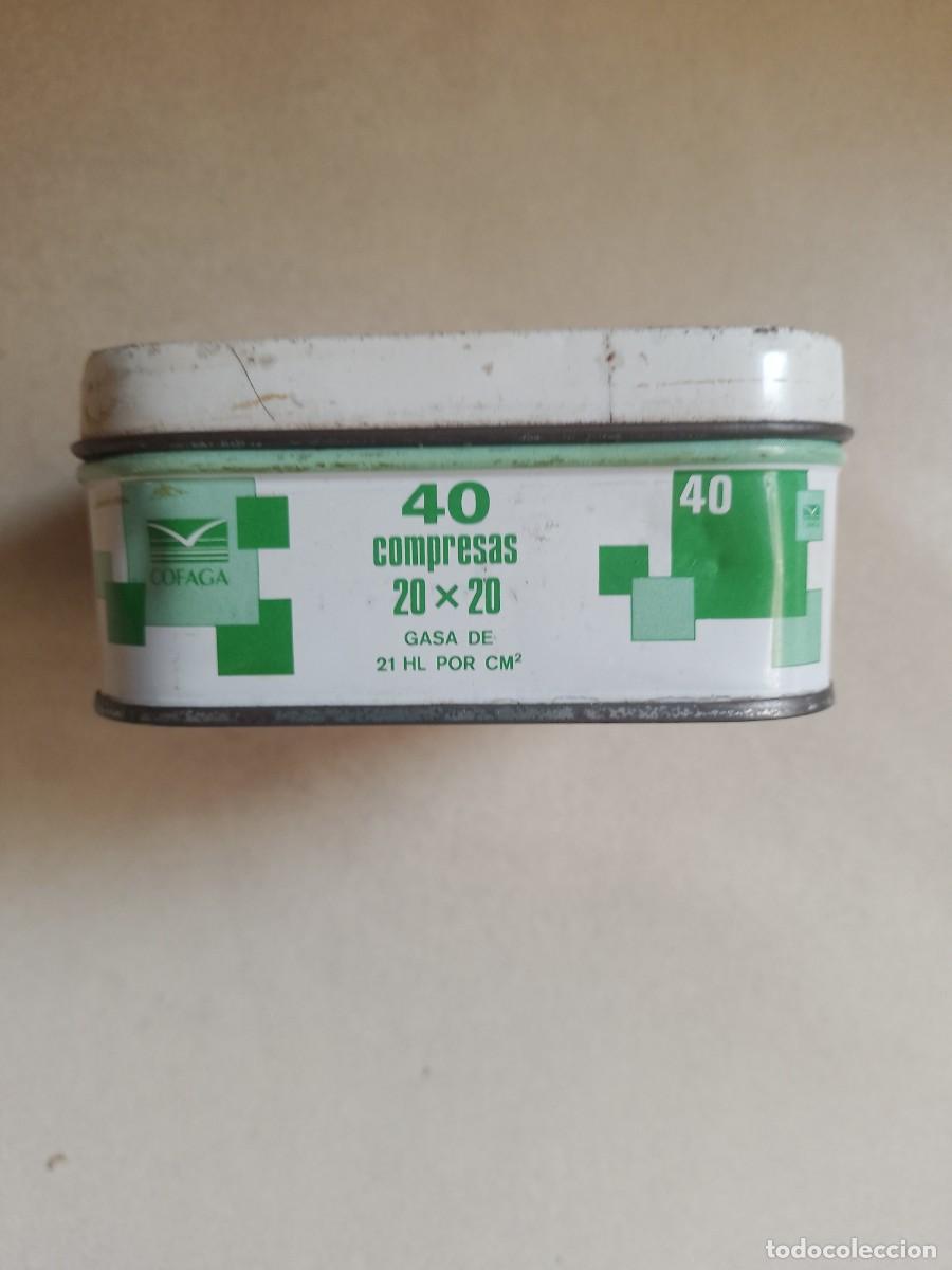 Cajas y cajitas met&aacute;licas: LATA DE GASAS COFAGA - Foto 2