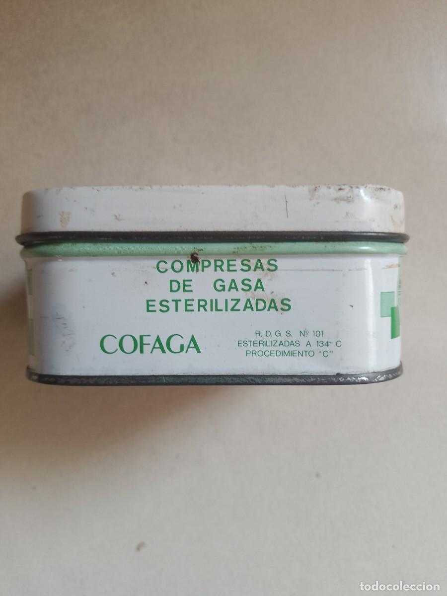 Cajas y cajitas met&aacute;licas: LATA DE GASAS COFAGA - Foto 5