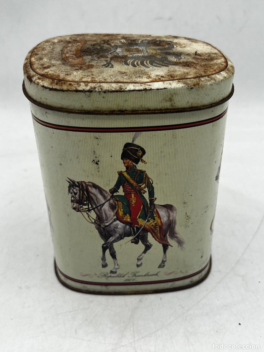 Cajas y cajitas met&aacute;licas: CAJA MET&Aacute;LICA. CARAMELOS SOLANO. CASA FUNDADA EN 1830. LOGRO&Ntilde;O.