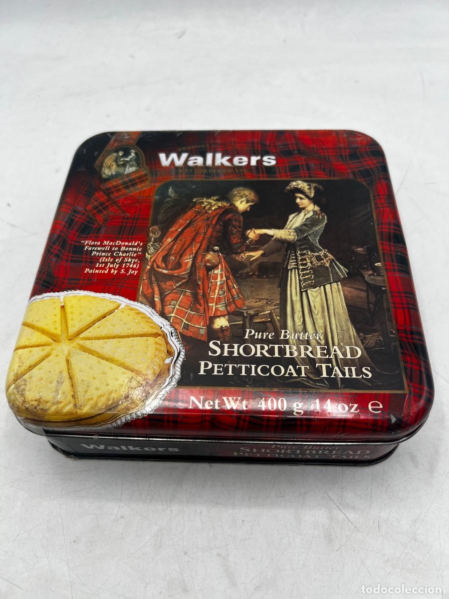Cajas y cajitas met&aacute;licas: CAJA MET&Aacute;LICA. GALLETAS WALKERS. SHORTBREAD PETTICOAT TAILS. VAC&Iacute;A.
