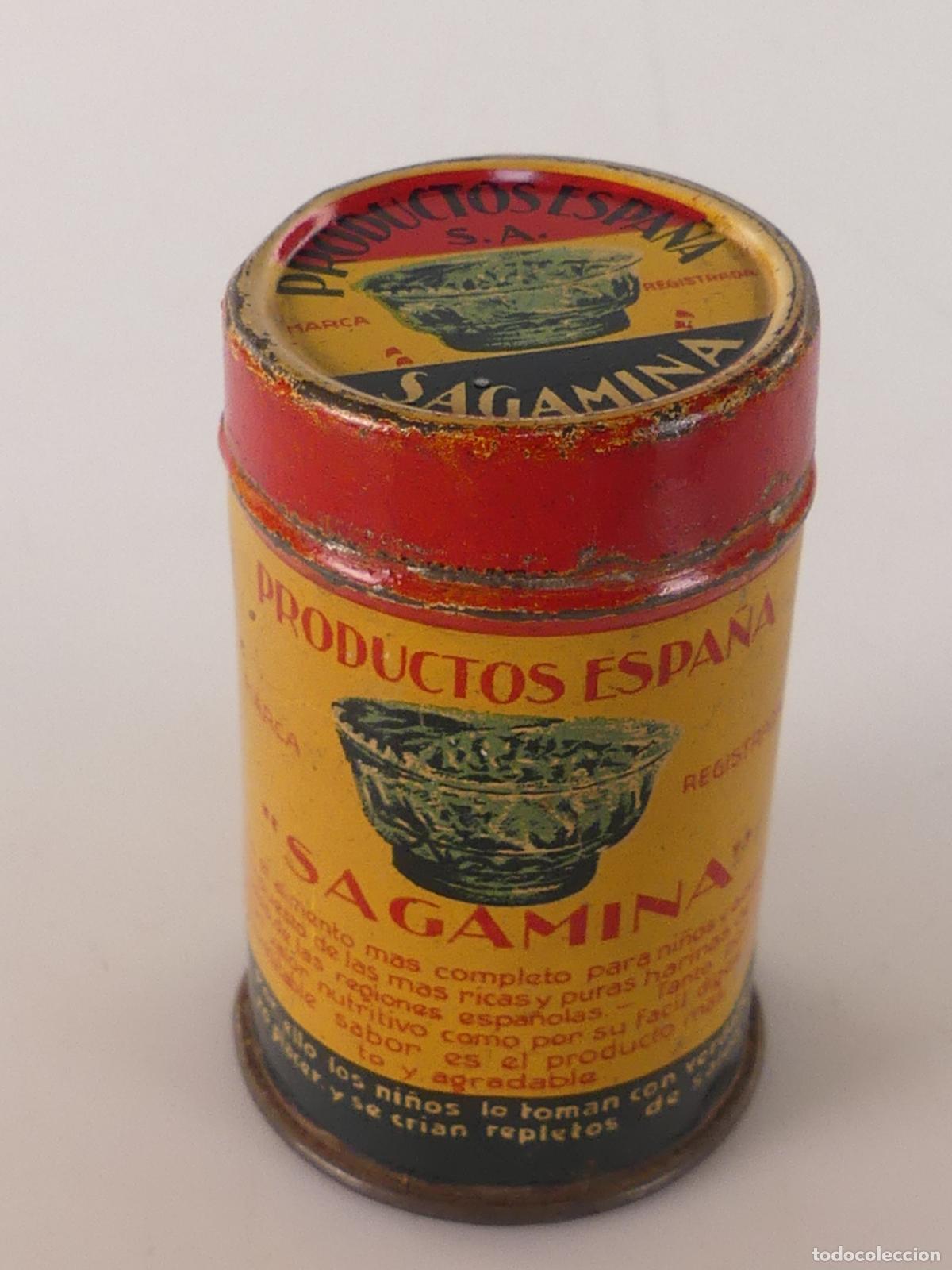 Cajas y cajitas met&aacute;licas: ANTIGUA CAJA DE HOJALATA PRODUCTOS ESPA&Ntilde;A S.A. SAGAMINA