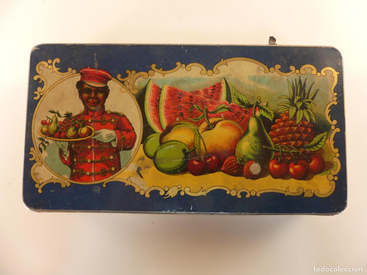 Casse e cassette metalliche: CAJA DE HOJALATA FRUTAS CRISTALIZADAS FRANCISCO MORENO