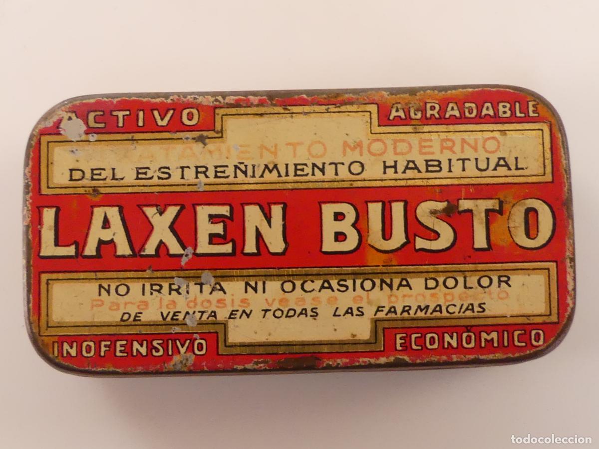 Blechdosen und Kisten: ANTIGUA CAJA DE HOJALATA LAXEN BUSTO - OBJETO DE COLECCI&Oacute;N