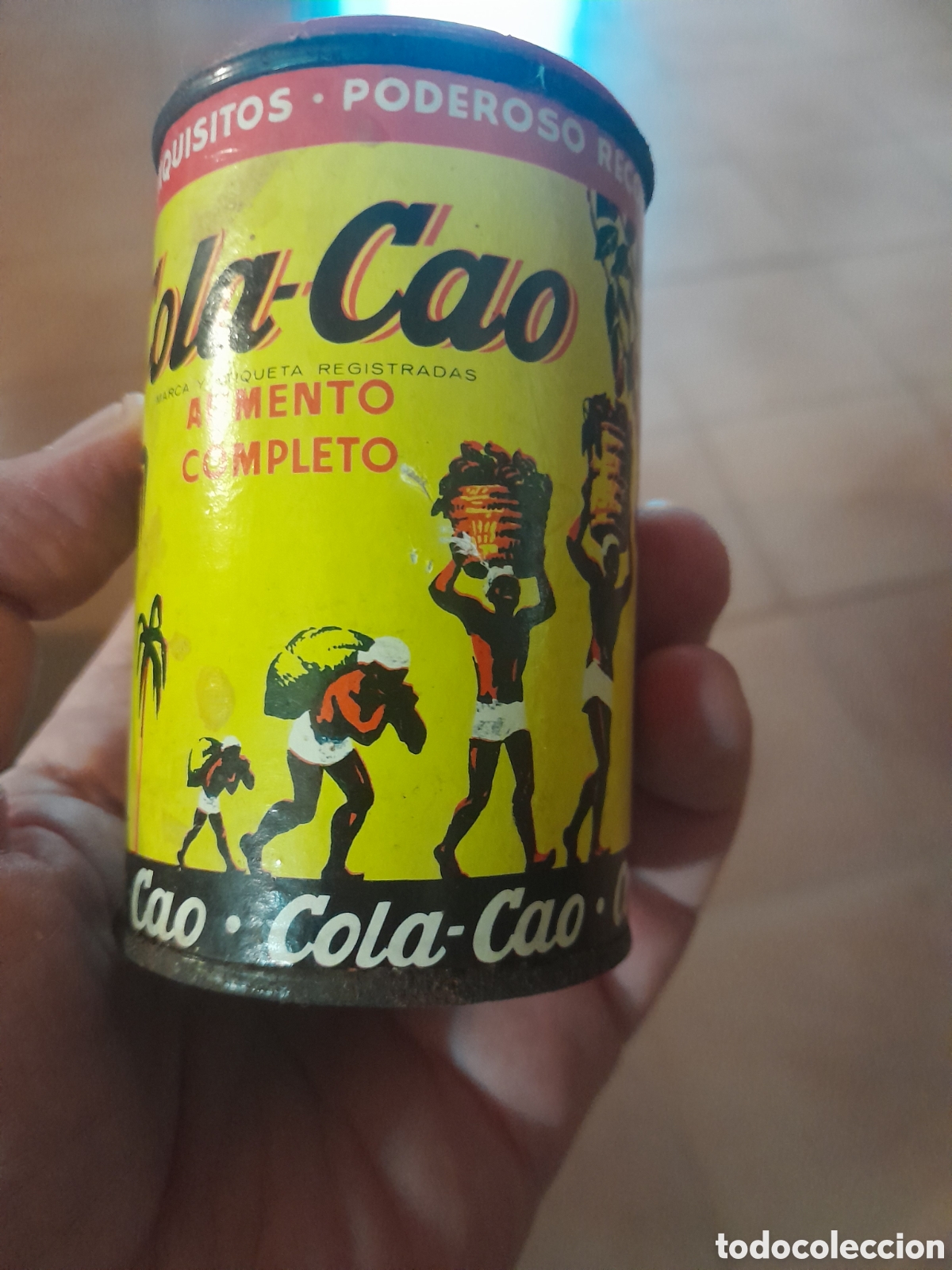 Cajas y cajitas met&aacute;licas: Cola cao muestra de 100 gramos (rara)