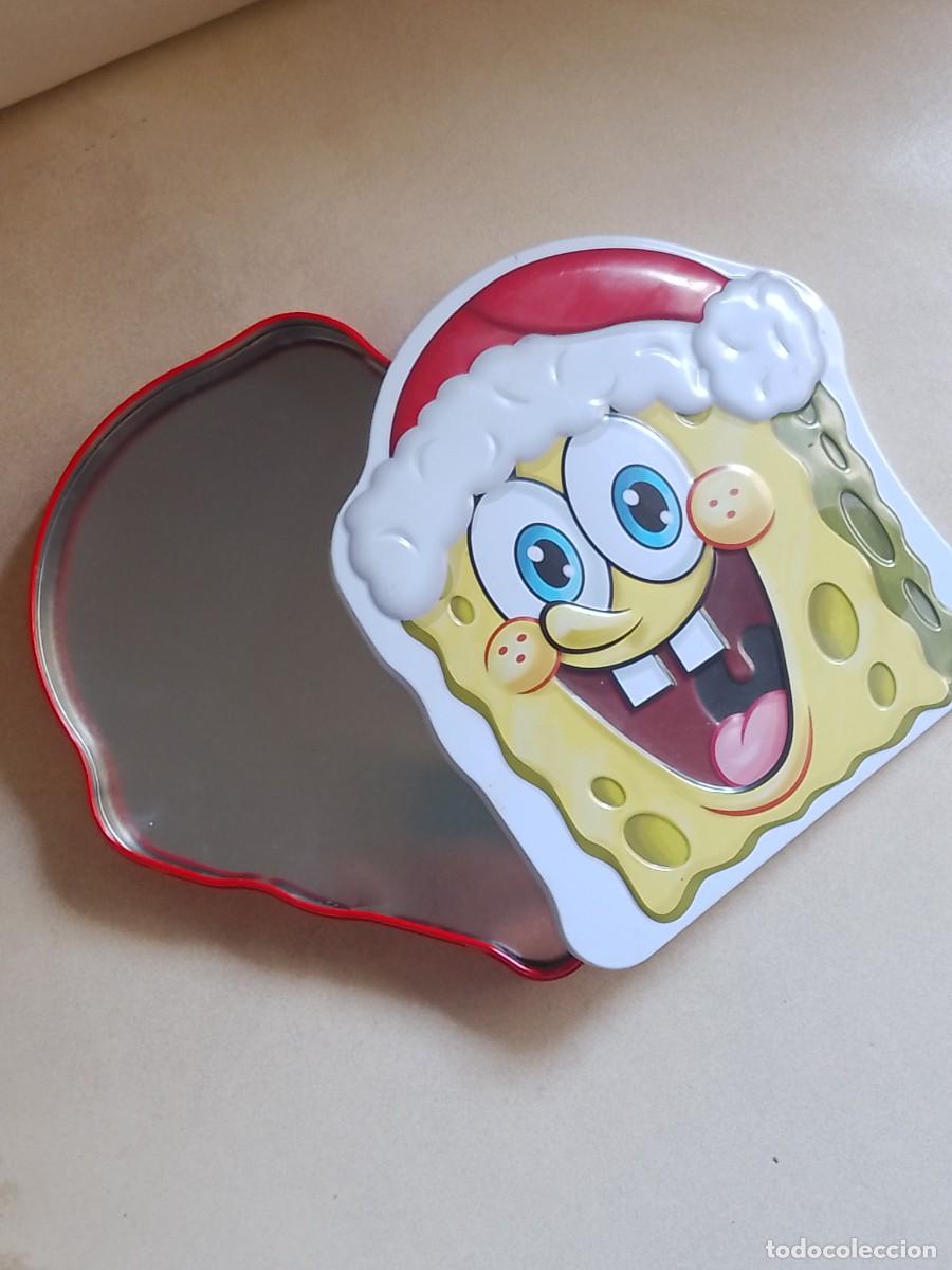 Cajas y cajitas met&aacute;licas: LATA DE BOB ESPONJA . - Foto 4