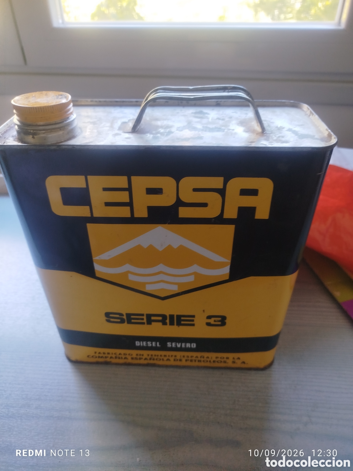 Cajas y cajitas met&aacute;licas: ANTIGUA LATA ACEITE MOTOR CEPSA A&Ntilde;OS 70