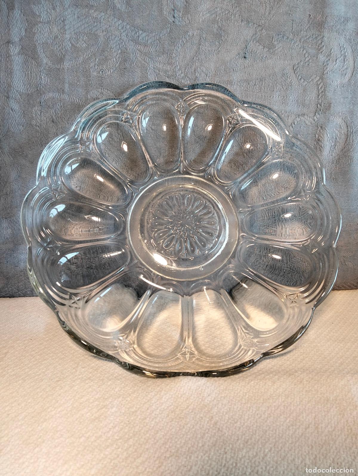 Blechdosen und Kisten: Plato platito decorativo vintage de cristal transparente 22,5cm a&ntilde;os 60-70