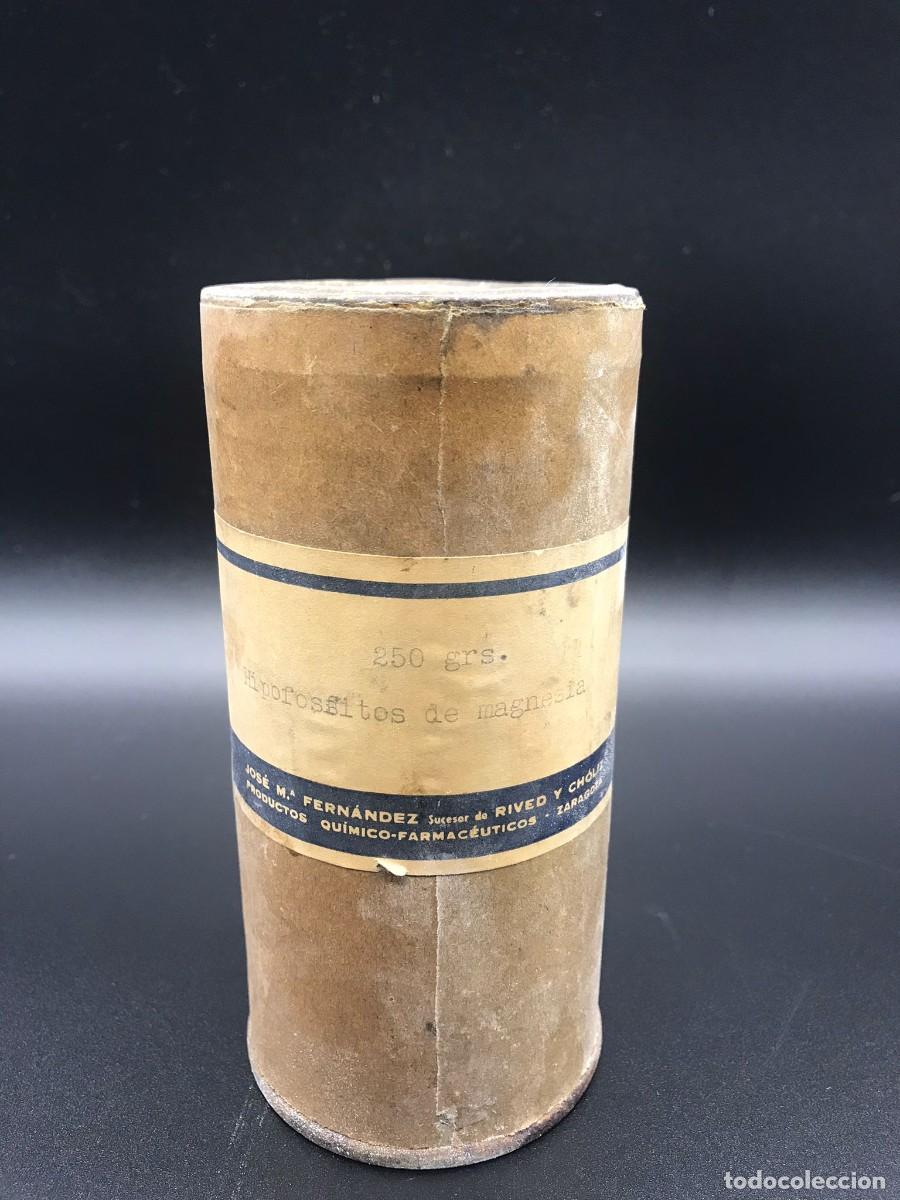 Cajas y cajitas met&aacute;licas: ANTIGUO BOTE DE HIPOFOSITOS DE MAGNESIA - Foto 3