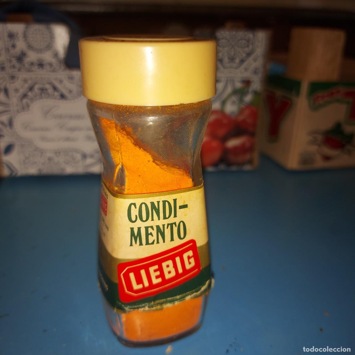 Cajas y cajitas met&aacute;licas: FRASCO CONDIMENTO LIEBIG DECADA DE LOS A&Ntilde;OS 60