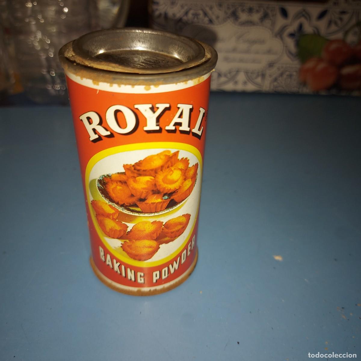 Cajas y cajitas met&aacute;licas: ANTIGUA LATA v DE ROYAL. BAKING POWDER. POLVO DE HORNEAR.