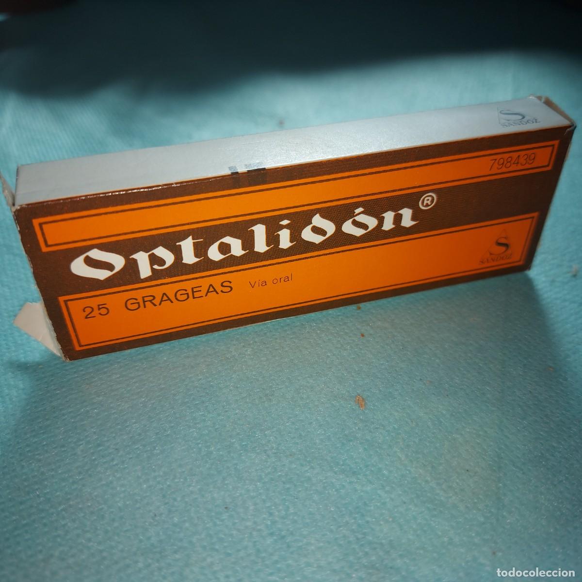 Cajas y cajitas met&aacute;licas: OPTALIDON, ANTIGUO MEDICAMENTO, CAJA VACIA