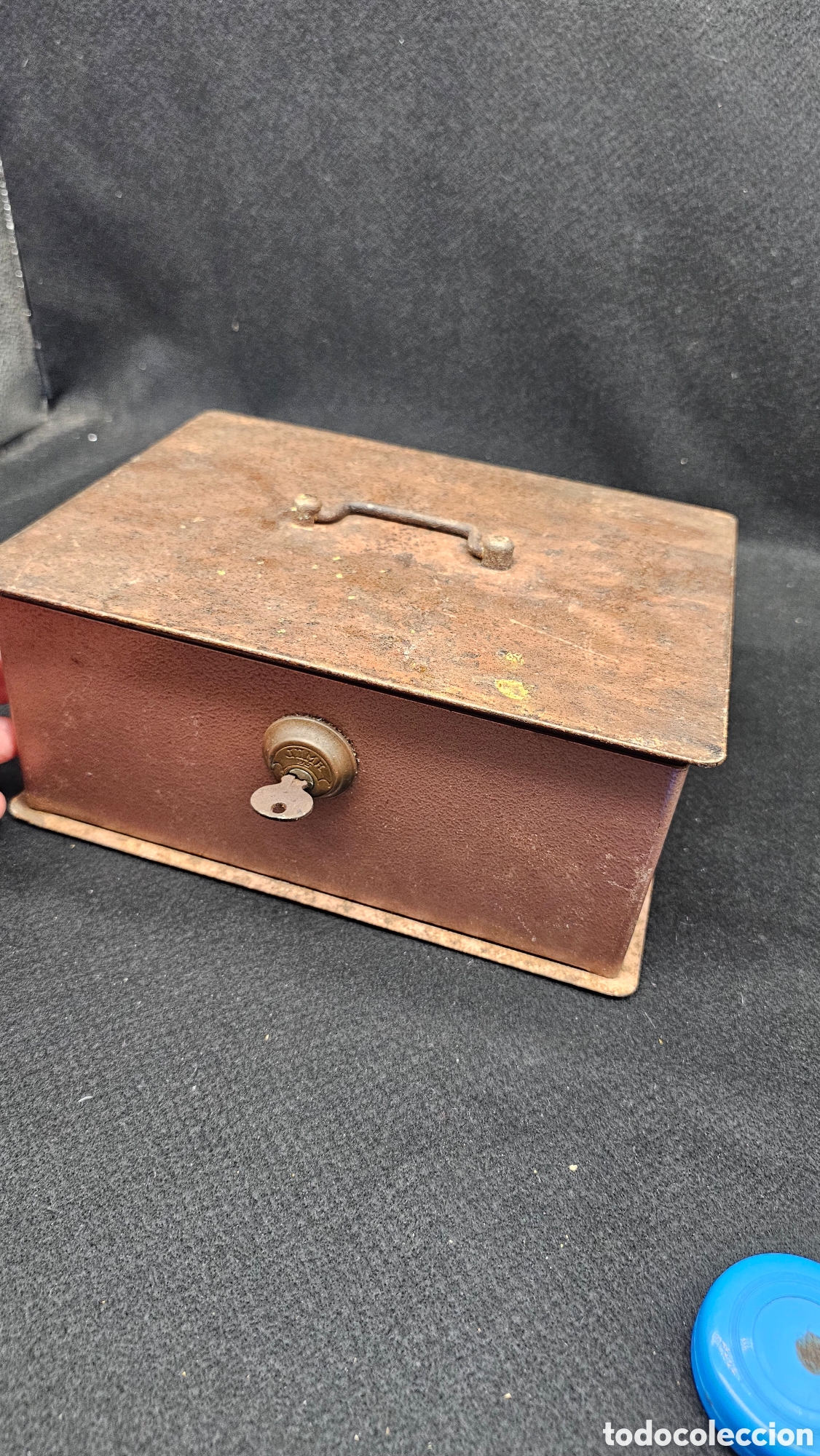 Cajas y cajitas met&aacute;licas: Antigua caja de caudales - Foto 9