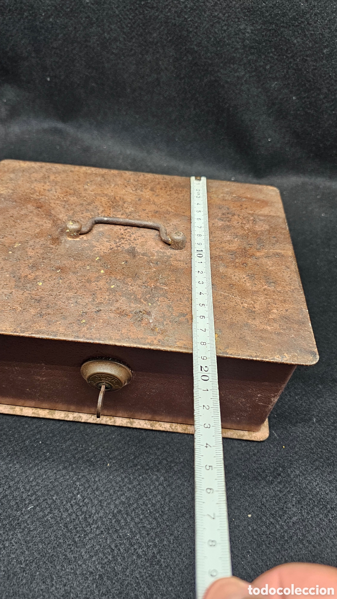 Cajas y cajitas met&aacute;licas: Antigua caja de caudales - Foto 13