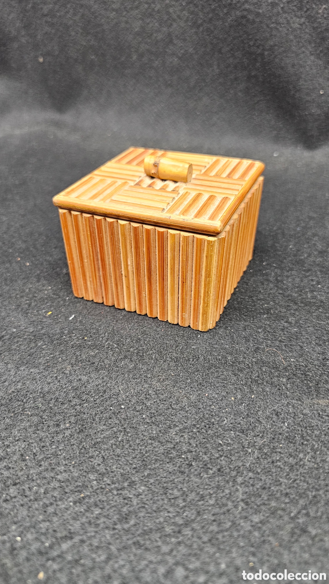 Cajas y cajitas met&aacute;licas: Caja peque&ntilde;a de bamb&uacute;