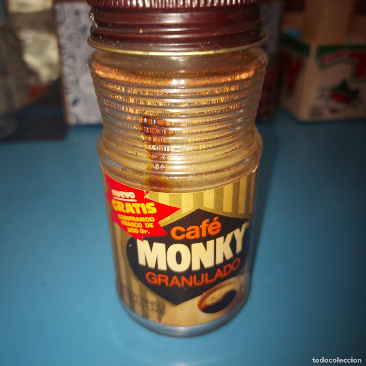 Cajas y cajitas met&aacute;licas: BOTE CRISTAL CAFE MONKY