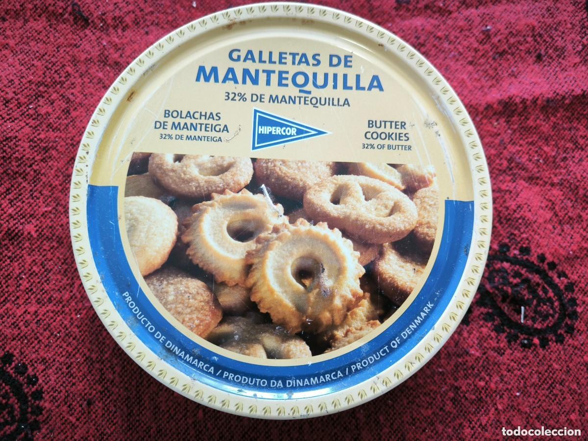 Bo&icirc;tes et petites bo&icirc;tes m&eacute;talliques: Caja Met&aacute;lica Vintage Galletas De Mantequilla Dinamarca 20 Cm Coleccionable