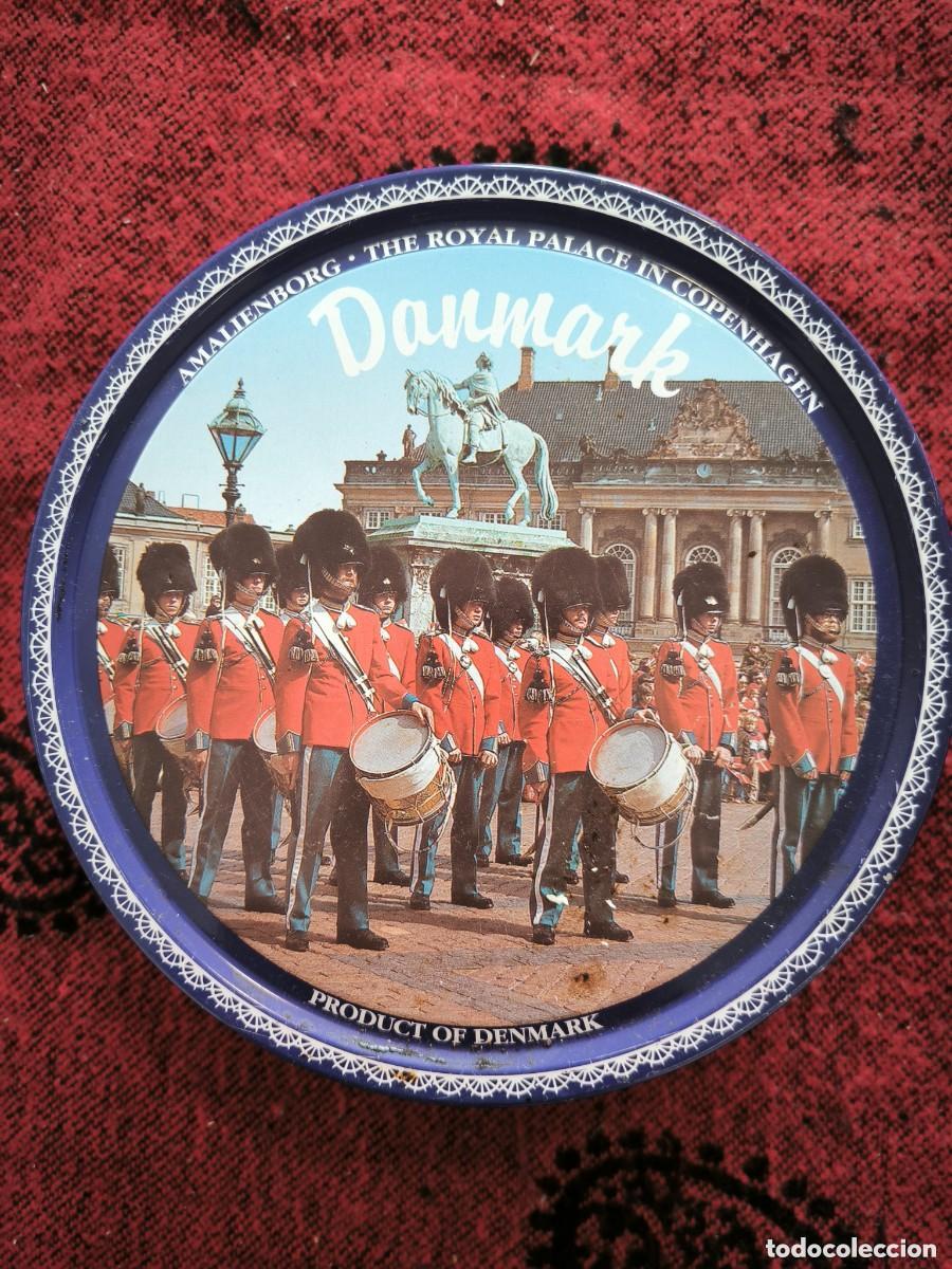 Caixas e caixinhas met&aacute;licas: Caja Met&aacute;lica Galletas Vintage Dinamarca Amalienborg Royal Palace 20 Cm Coleccionable