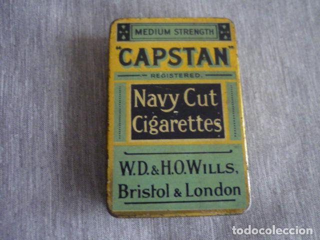 Cajas y cajitas met&aacute;licas: CIGARRILLOS CAPSTAN ANTIGUA LATA