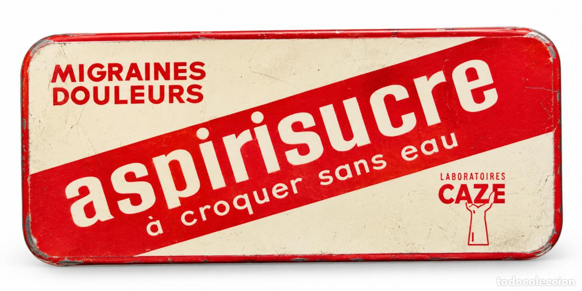 Cajas y cajitas met&aacute;licas: Caja Met&aacute;lica Antigua - Aspirisucre Laboratoires Caze, Francia