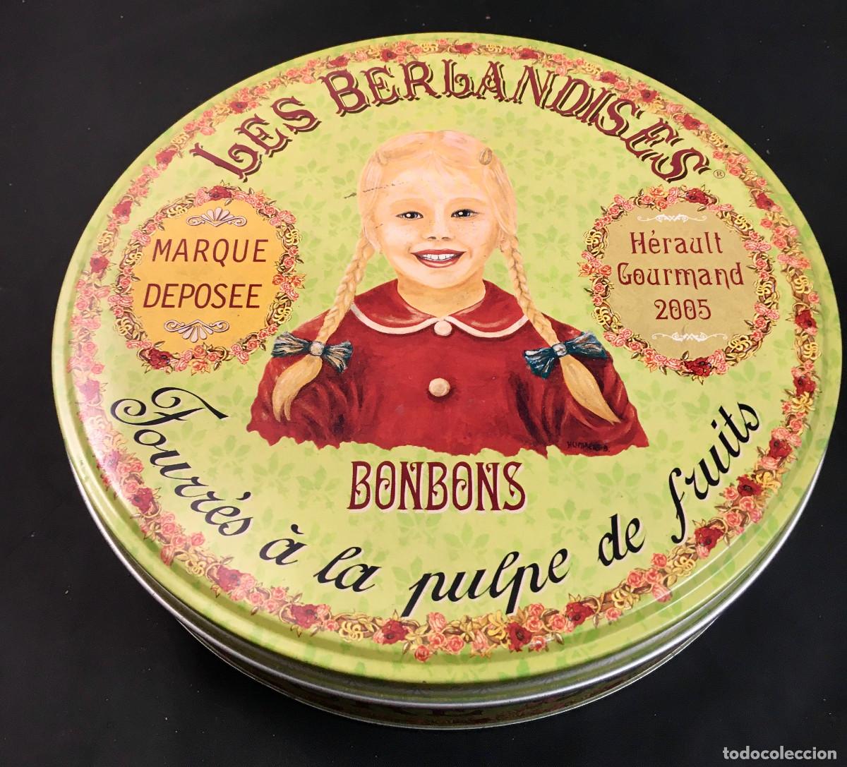 Cajas y cajitas met&aacute;licas: Lata de Bombones Les Berlandises. Francia. La Cure Gourmande.