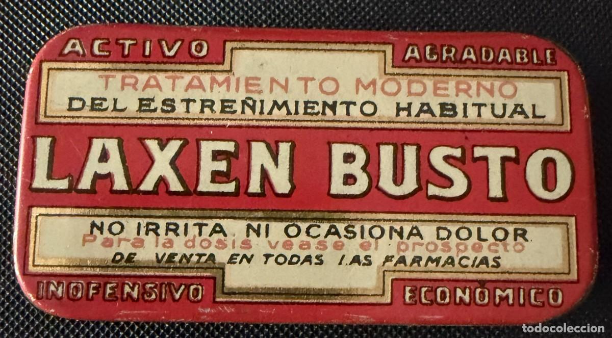 Cajas y cajitas met&aacute;licas: AA008, ANTIGUA CAJITA METALICA LAXEN BUSTO. VER FOTOS. COMPARAR CON OTRAS A LA VENTA EN TC