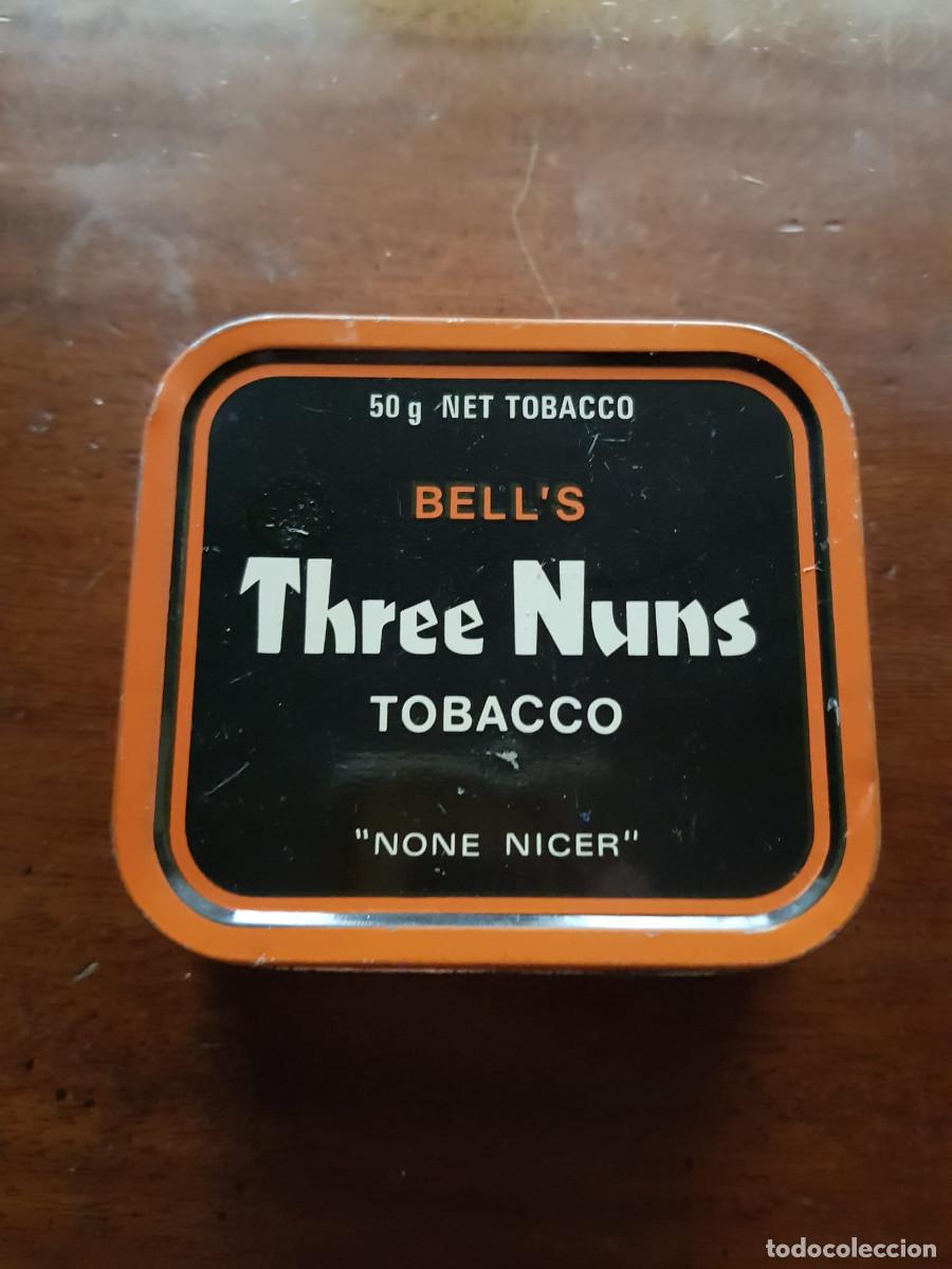 Cajas y cajitas met&aacute;licas: CAJA DE HOJALATA-THREE NUNS-TOBACCO