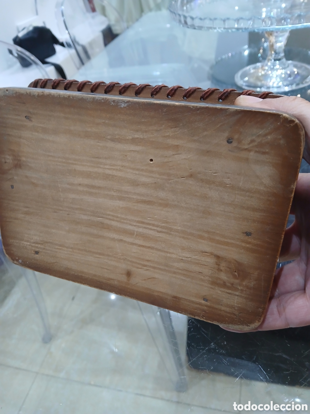 Cajas y cajitas met&aacute;licas: Caja en madera de coleccion - Foto 4