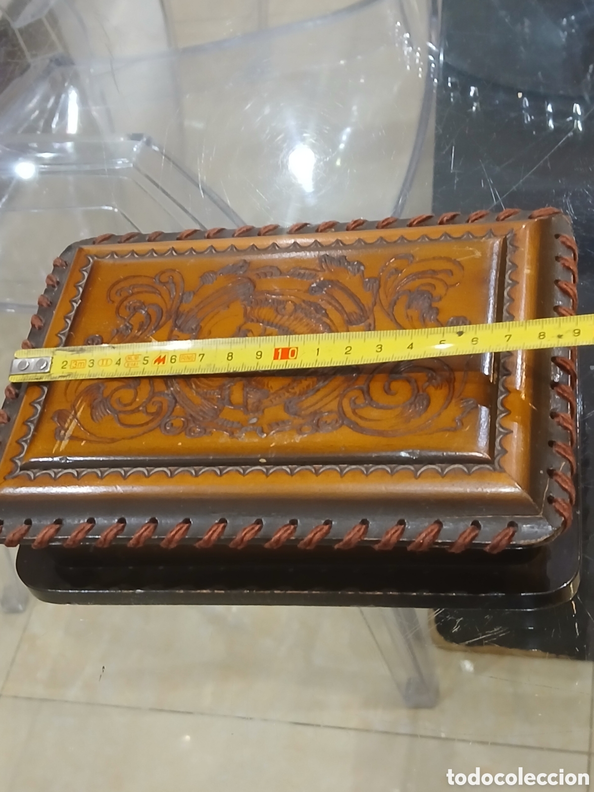 Cajas y cajitas met&aacute;licas: Caja en madera de coleccion - Foto 6