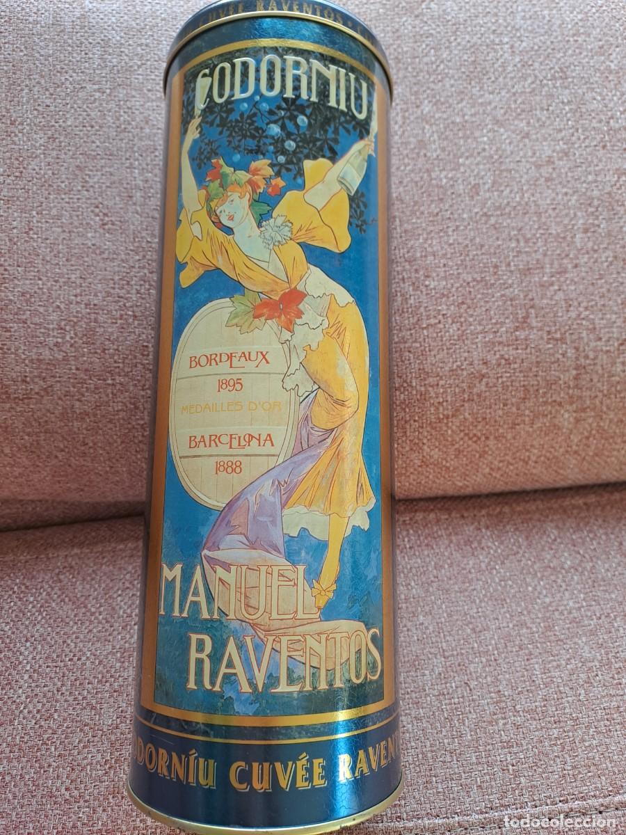 Cajas y cajitas met&aacute;licas: Lata Coleccionista Vintage Codorniu Ravent&oacute;s