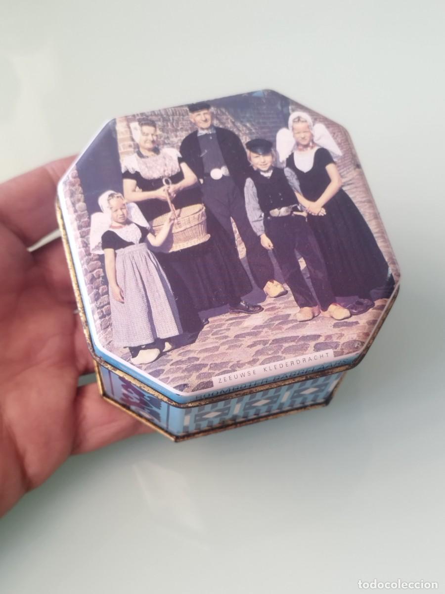 Cajas y cajitas met&aacute;licas: Caja lata de hojalata vac&iacute;a, caramelos holandesa. Roomboter Babbelaars. L.J. Joosse.