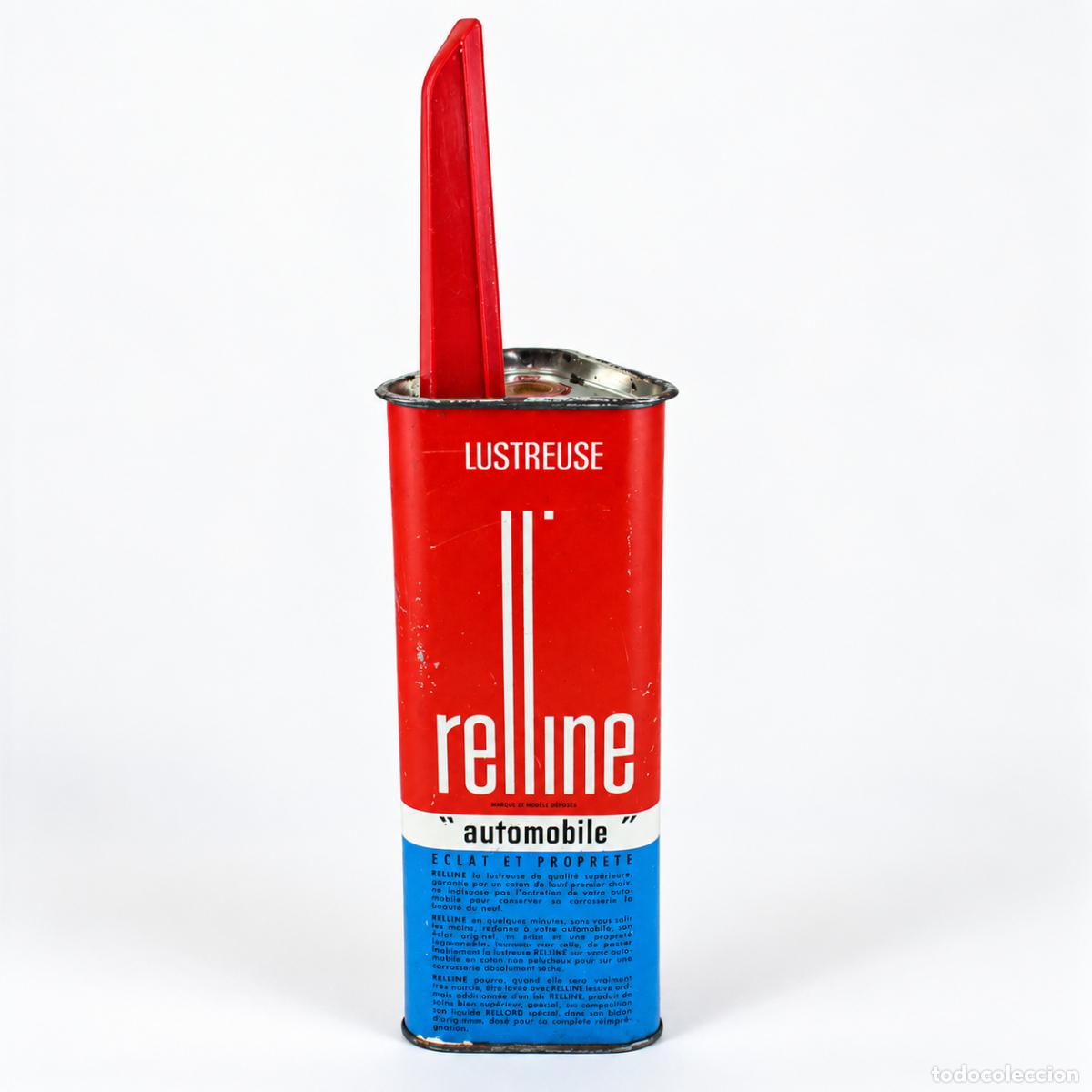 Cajas y cajitas met&aacute;licas: Lata Colecci&oacute;n Relline Lustreuse Automobile Pulidora Coche Vintage A&ntilde;os 50/60 Par&iacute;s