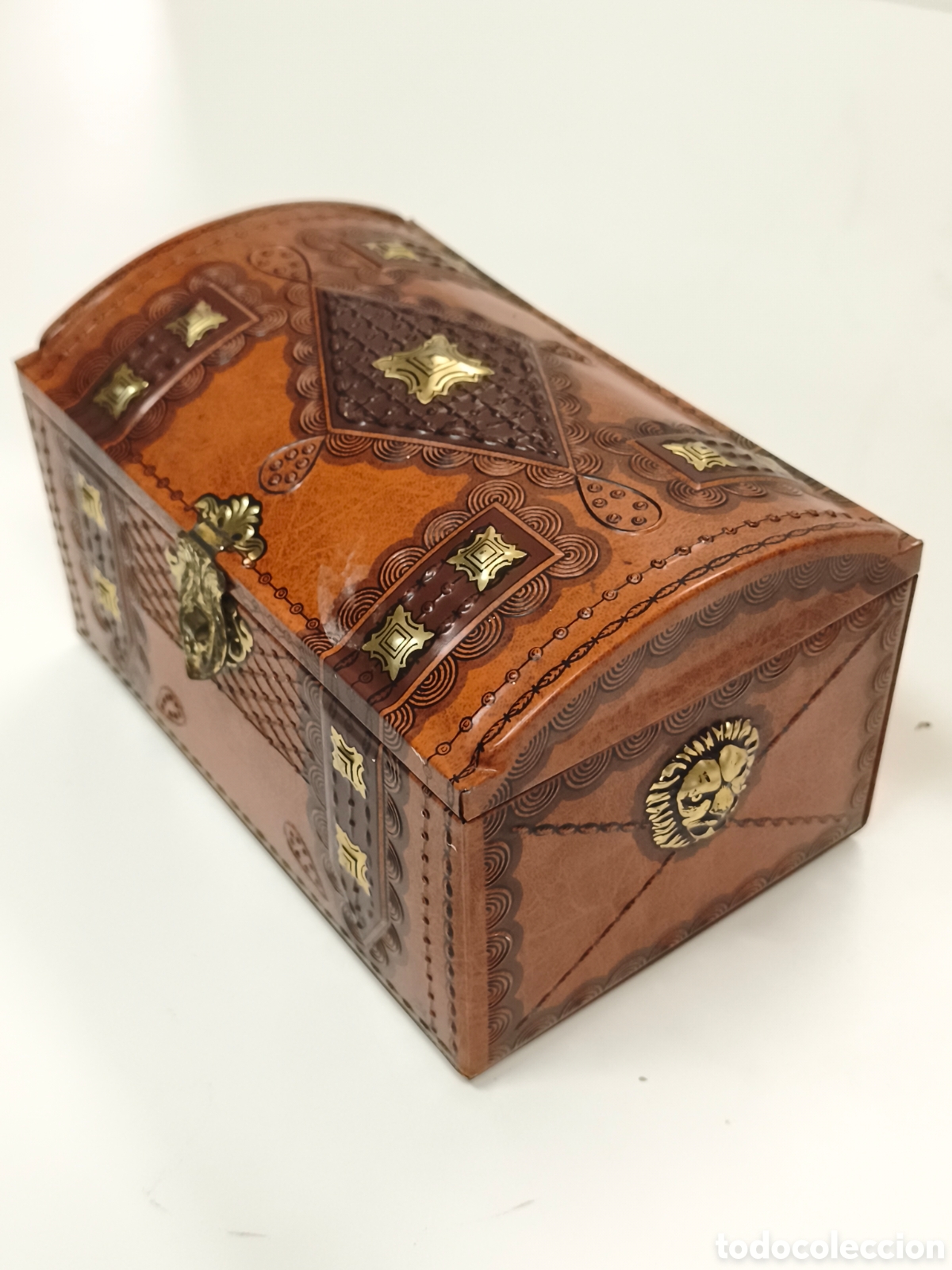 Cajas y cajitas met&aacute;licas: Caja cofre en hojalata - Foto 3