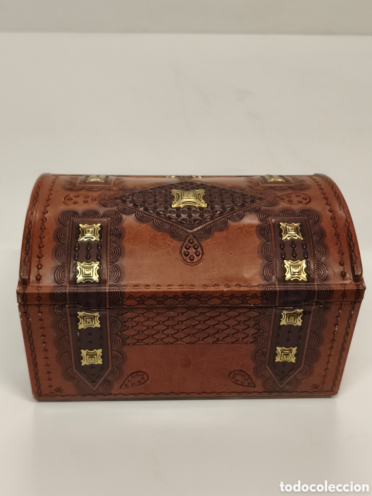 Cajas y cajitas met&aacute;licas: Caja cofre en hojalata - Foto 4