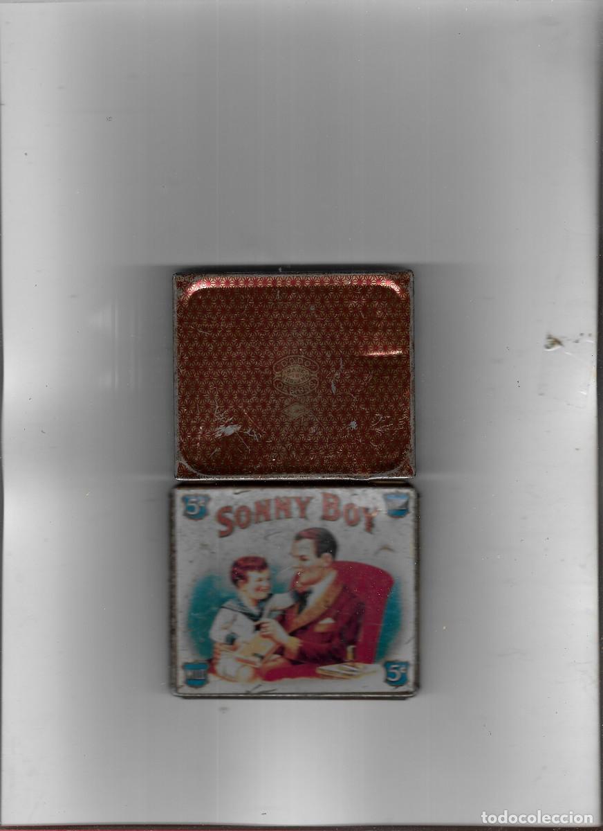 Cajas y cajitas met&aacute;licas: ANTIGUA CAJA DE CIGARROS SONNY BOY