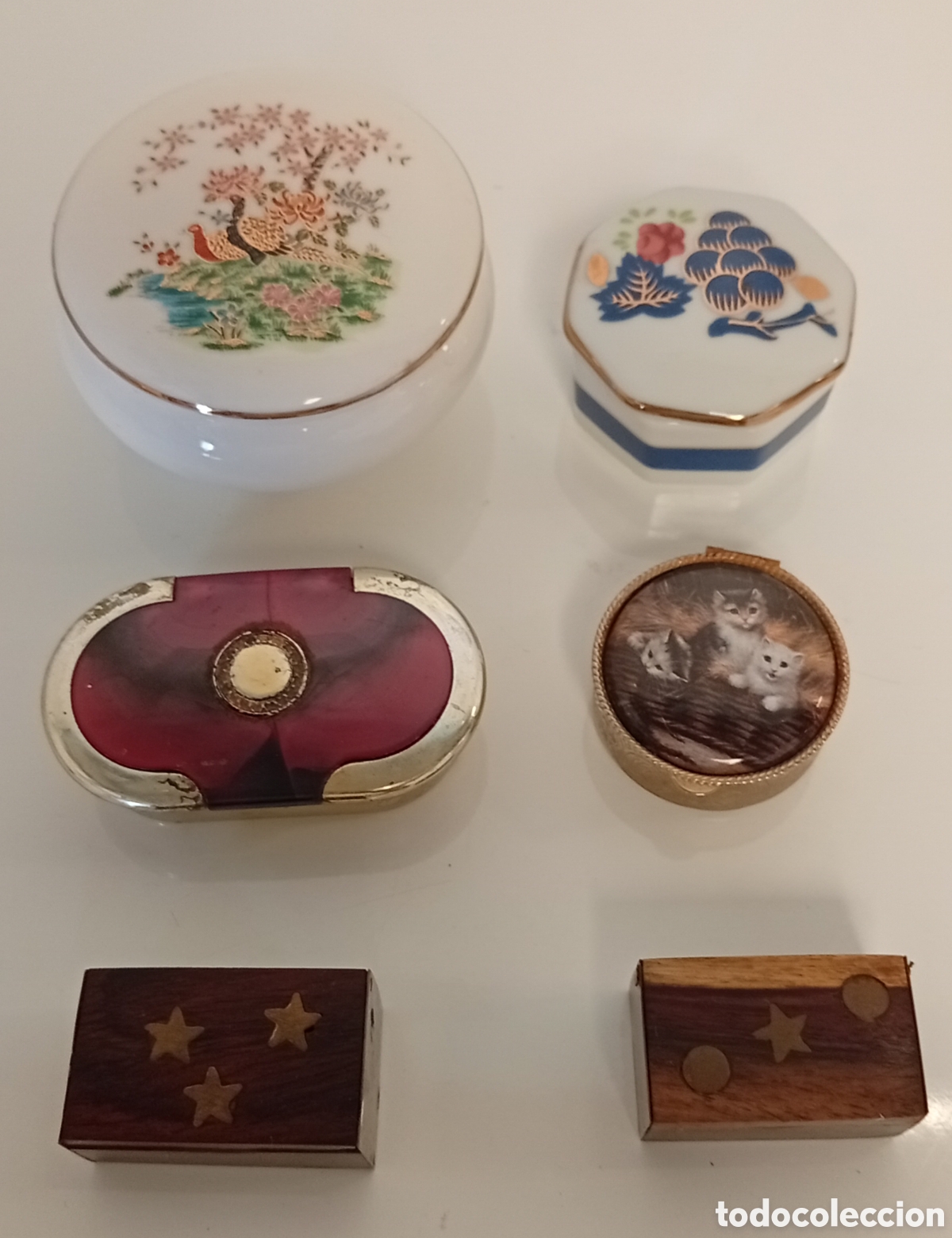 Cajas y cajitas met&aacute;licas: .CAJITAS PASTILLEROS VINTAGE DE COLECCION