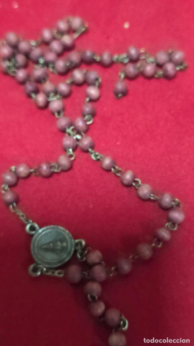 Cajas y cajitas met&aacute;licas: rosario religioso de plata - Foto 3