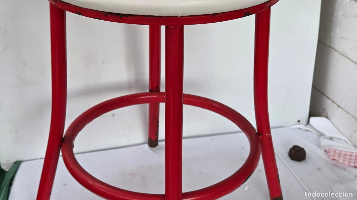 Cajas y cajitas met&aacute;licas: banqueta de estilo vintage - Foto 3