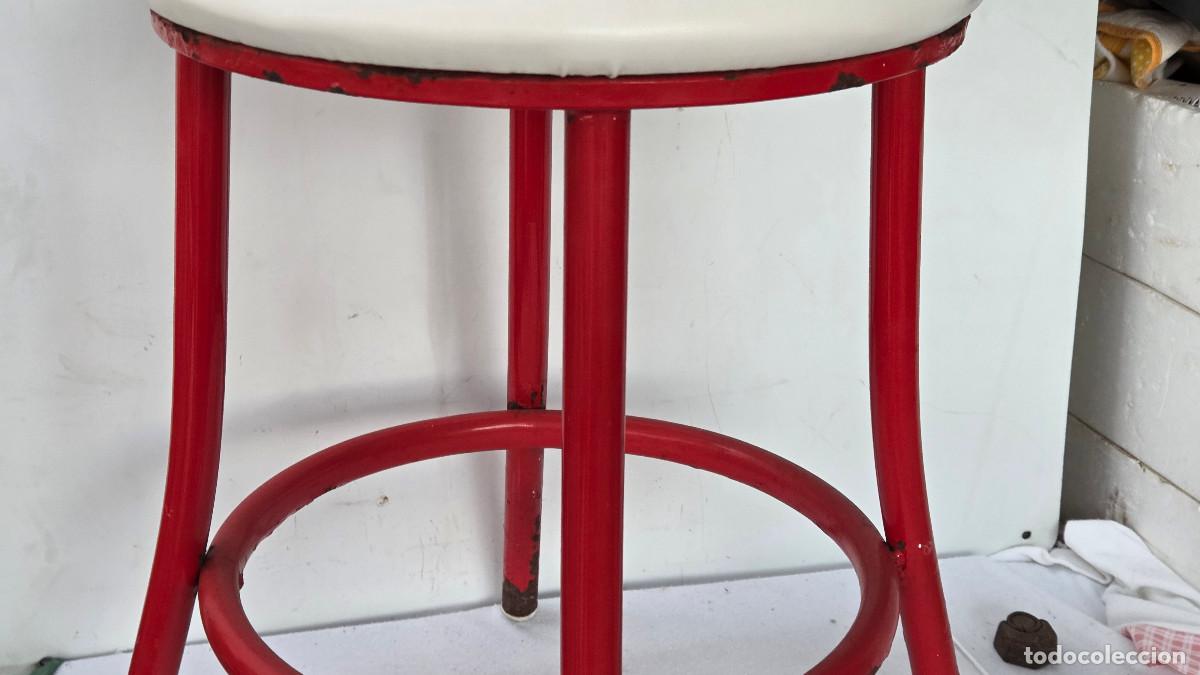 Cajas y cajitas met&aacute;licas: banqueta de estilo vintage - Foto 4