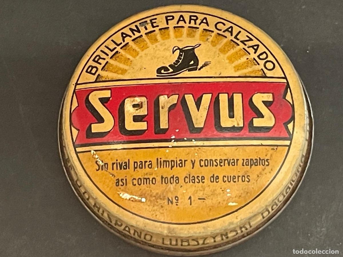 Cajas y cajitas met&aacute;licas: CAJITA METALICA SERVUS N.1 - BETUM CREMA PARA CALZADO