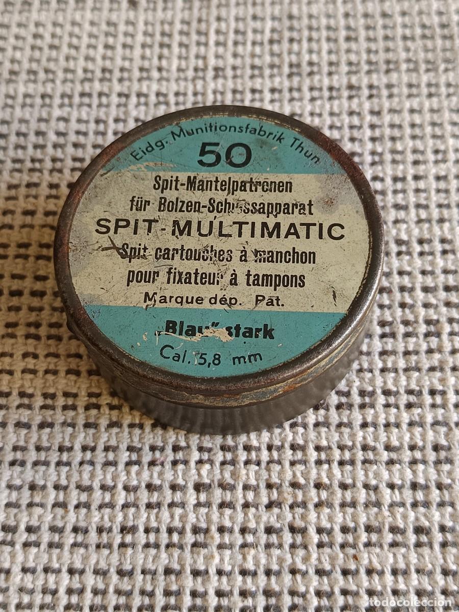 Cajas y cajitas met&aacute;licas: Cajita de lata para munici&oacute;n 5,8mm Blau Stark