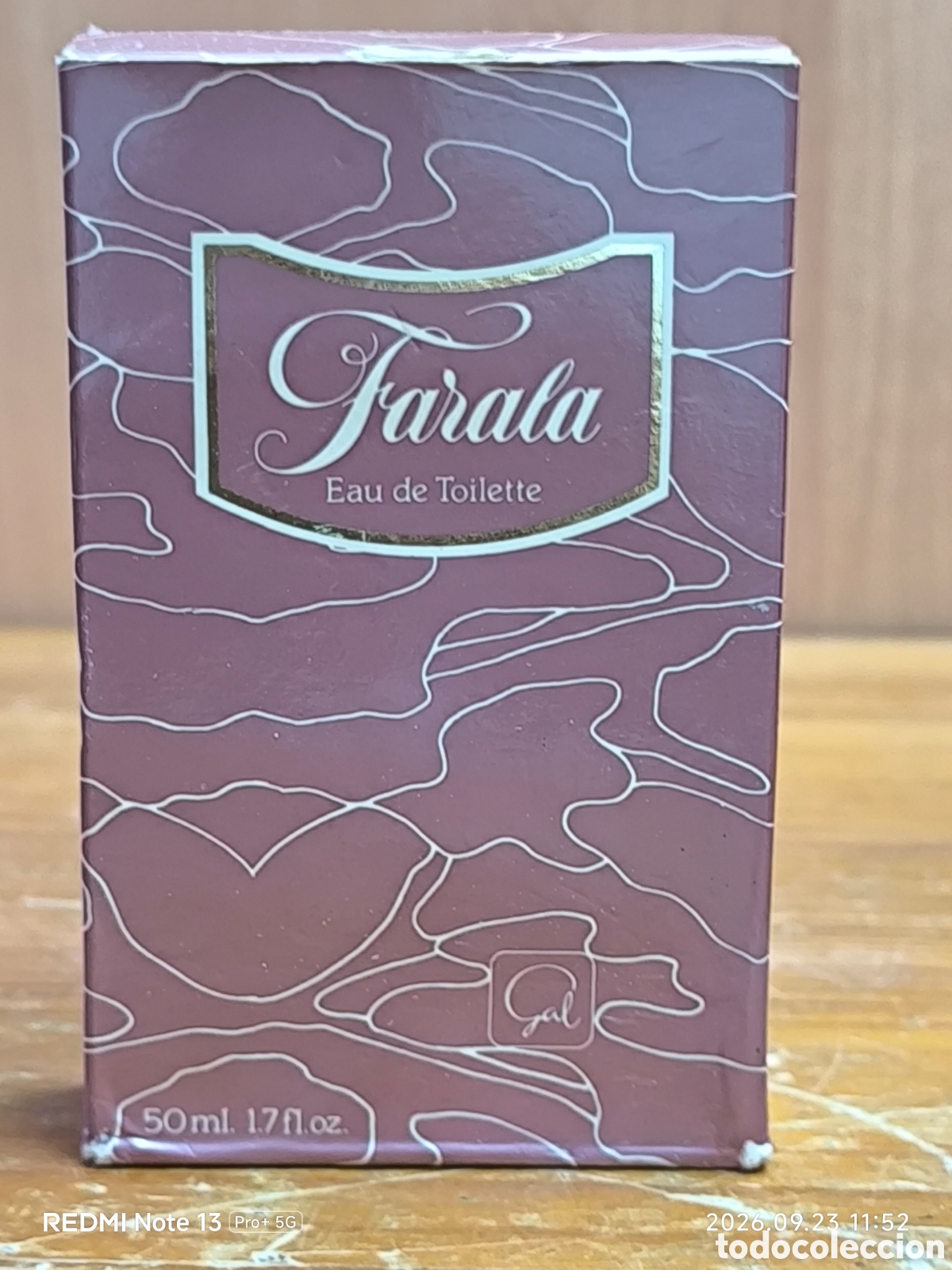 Cajas y cajitas met&aacute;licas: Farala 50ml EAU de toillete gal - Foto 1
